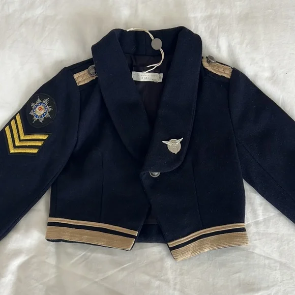 Stella McCartney UNISEX Kids Navy Lee Jacket. Size 4 Years. Great Condition.
